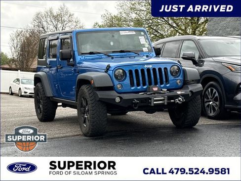Used 2016 Jeep Wrangler Unlimited Sport w/ Quick Order Package 24S AWD/4WD image 1
