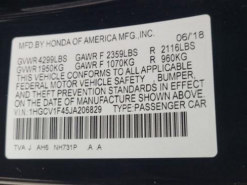 Used 2018 Honda Accord EX image 33