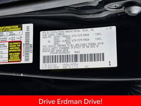 Certified 2021 Toyota Tundra 1794 Edition AWD/4WD image 32