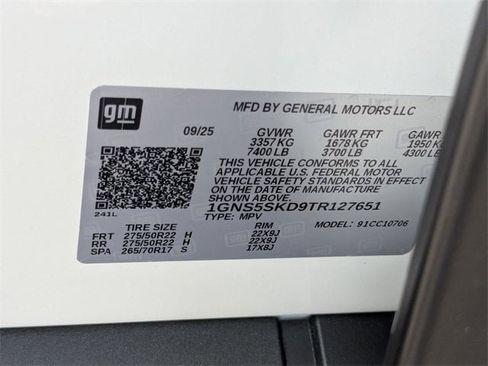 New 2026 Chevrolet Tahoe Premier w/ Sun And Tow Package image 43