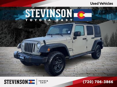 Used 2017 Jeep Wrangler Unlimited Sport w/ Mopar Black Appearance Group