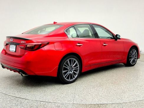 Used 2022 INFINITI Q50 Red Sport 400 w/ Carbon Fiber Package AWD/4WD image 5