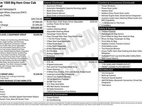 Used 2023 RAM 1500 Big Horn AWD/4WD image 56