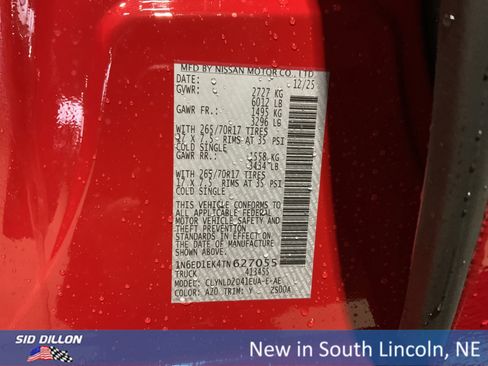 New 2026 Nissan Frontier PRO-4X w/ Pro Premium Package image 12