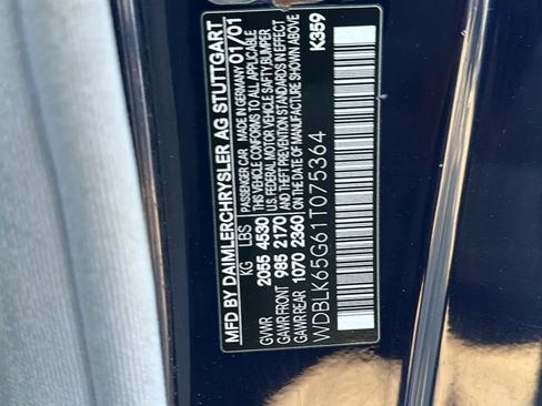 Used 2001 Mercedes-Benz CLK 320 Cabriolet w/ K2 Opt Pkg image 34