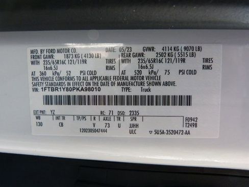 Used 2023 Ford Transit 250 Low Roof w/ Exterior Upgrade Package image 38