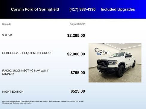 Used 2021 RAM 1500 Rebel w/ Rebel Level 1 Equipment Group AWD/4WD image 5
