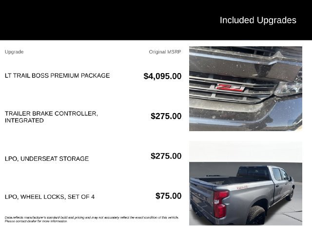 Used 2021 Chevrolet Silverado 1500 LT Trail Boss w/ LT Trail Boss Premium Package AWD/4WD image 9