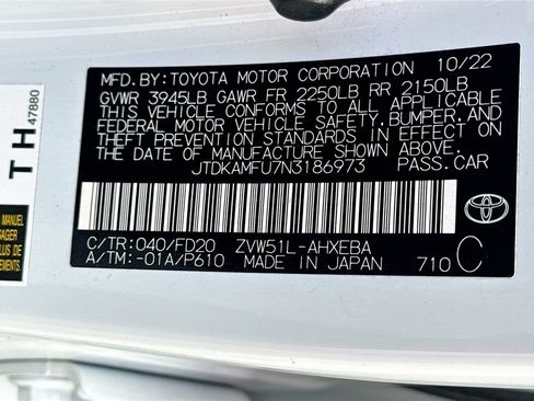 Used 2022 Toyota Prius LE FWD image 38