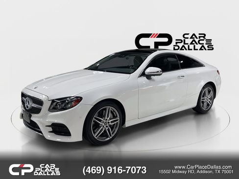 Used 2019 Mercedes-Benz E 450 4MATIC Coupe w/ AMG Line Package image 3