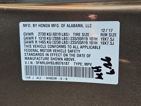 Used 2018 Honda Odyssey Elite image 28