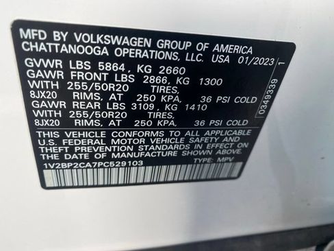 Used 2023 Volkswagen Atlas SEL AWD/4WD image 18