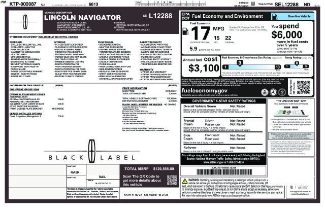 New 2025 Lincoln Navigator Black Label AWD/4WD image 4