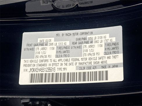 Used 2025 MAZDA CX-90 Plug-In Hybrid w/ Premium Plus AWD/4WD image 50
