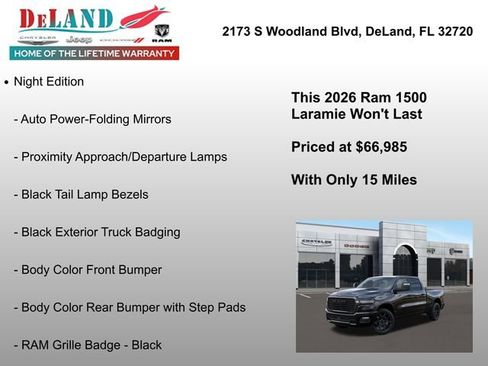 New 2026 RAM 1500 Laramie w/ Night Edition image 34