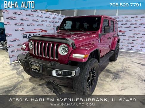 Used 2021 Jeep Wrangler Unlimited Sahara w/ Cold Weather Group AWD/4WD image 1
