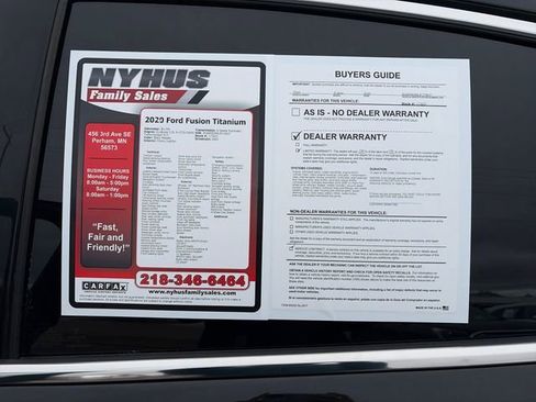 Used 2020 Ford Fusion Titanium image 52