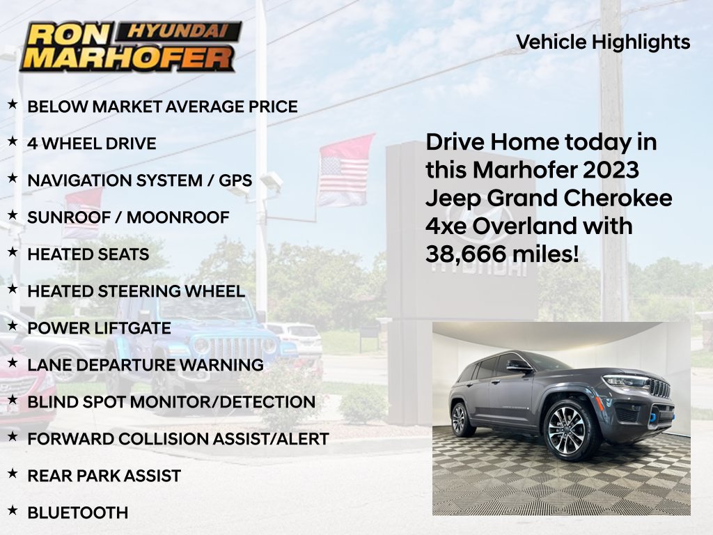 Used 2023 Jeep Grand Cherokee Overland w/ Luxury Tech Group IV AWD/4WD image 15
