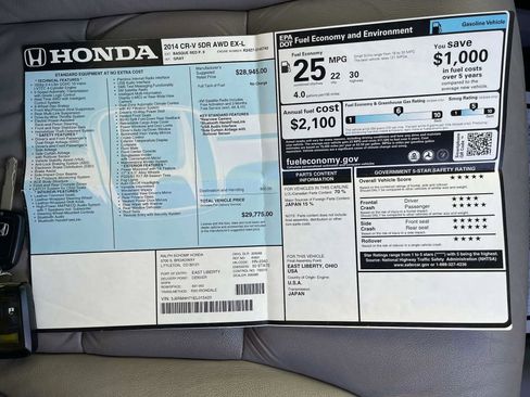 Used 2014 Honda CR-V EX-L image 25