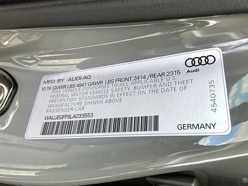 Used 2020 Audi A3 2.0T Premium Plus w/ Premium Plus Package image 33