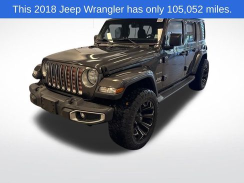 Used 2018 Jeep Wrangler Unlimited Sahara w/ Dual Top Group image 1
