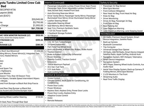 Used 2023 Toyota Tundra Limited AWD/4WD image 12