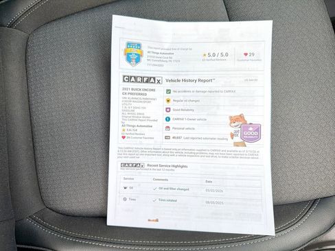 Used 2021 Buick Encore GX Preferred w/ Cold Weather Comfort Package image 41