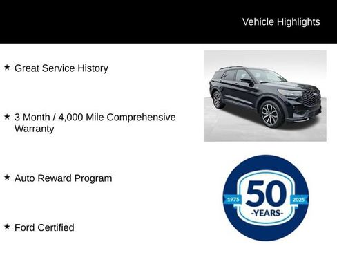 Certified 2025 Ford Explorer ST-Line AWD/4WD image 7