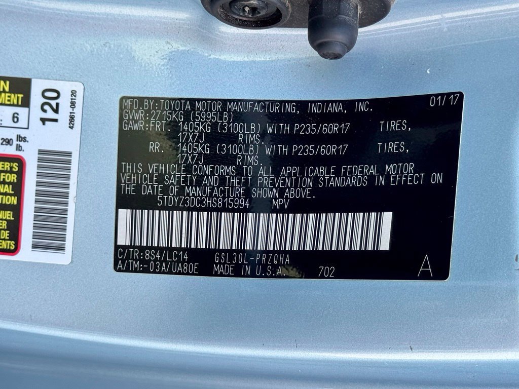 Used 2017 Toyota Sienna XLE Premium FWD image 21