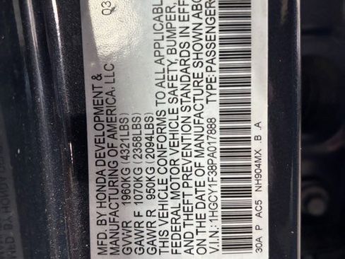 Used 2023 Honda Accord EX image 37