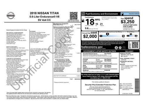 Used 2018 Nissan Titan SV w/ SV Convenience Package image 19