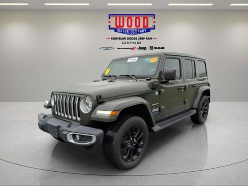 Used 2021 Jeep Wrangler Unlimited Sahara 4xe w/ Cold Weather Group image 7