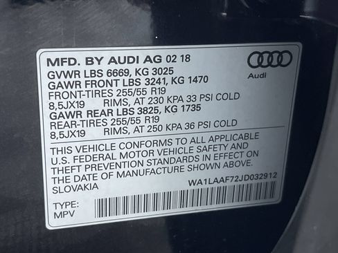 Used 2018 Audi Q7 3.0T Premium Plus w/ Premium Plus Package AWD/4WD image 11