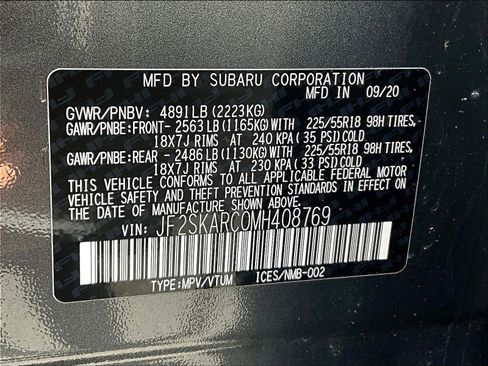 Used 2021 Subaru Forester Sport w/ Popular Package #2 AWD/4WD image 19