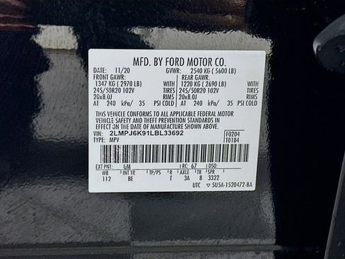 Used 2020 Lincoln Nautilus Reserve image 34