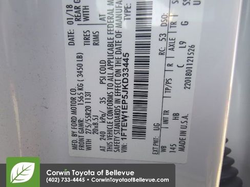Used 2018 Ford F150 Lariat AWD/4WD image 18