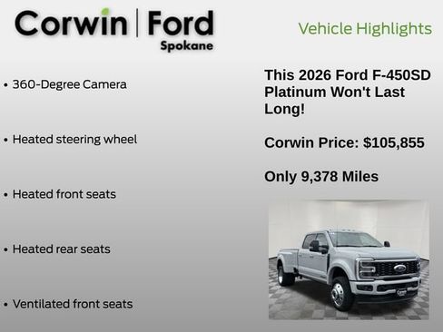 Certified 2026 Ford F450 Platinum AWD/4WD image 13