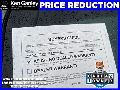 Certified 2023 Dodge Challenger GT w/ Blacktop Package image 25