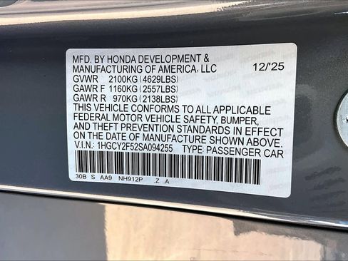 New 2025 Honda Accord Sport image 19