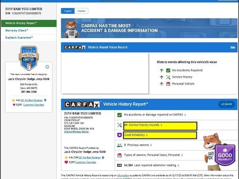 Used 2019 RAM 1500 Limited image 12