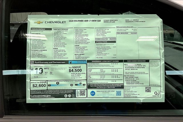 New 2026 Chevrolet Colorado LT w/ Advanced Trailering Package AWD/4WD image 13