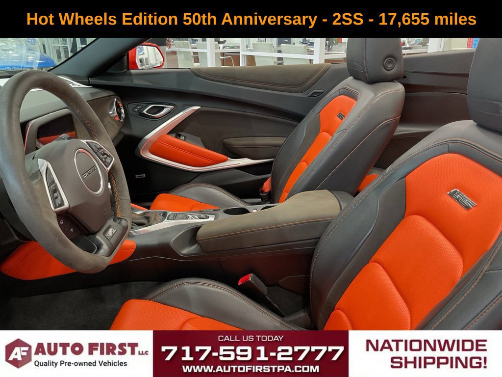 Used 2018 Chevrolet Camaro SS w/ Hot Wheels Edition RWD image 13