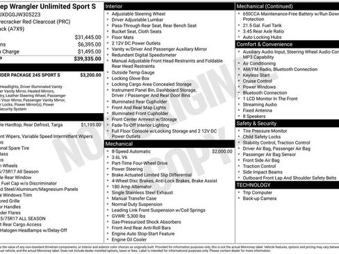 Used 2018 Jeep Wrangler Unlimited Sport S image 78