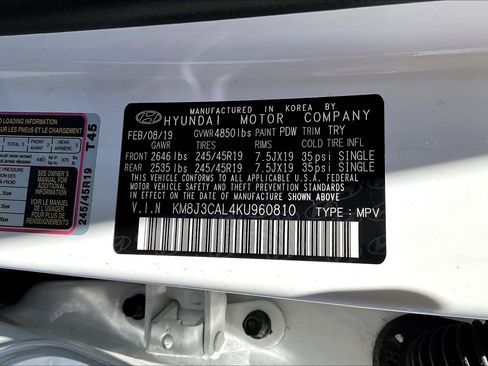 Used 2019 Hyundai Tucson Night AWD/4WD image 11