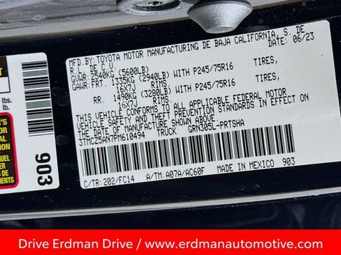 Used 2023 Toyota Tacoma SR5 w/ Technology Package image 32