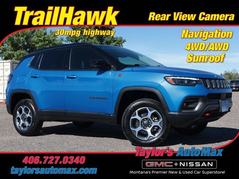 Used 2022 Jeep Compass Trailhawk w/ Trailhawk Elite Group AWD/4WD image 1