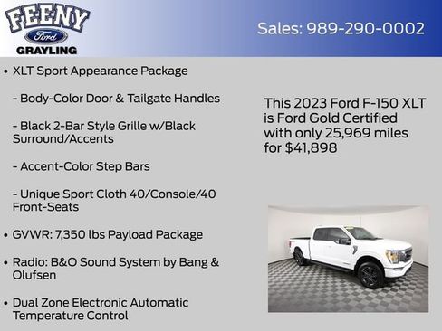 Used 2023 Ford F150 XLT w/ Equipment Group 302A High image 22