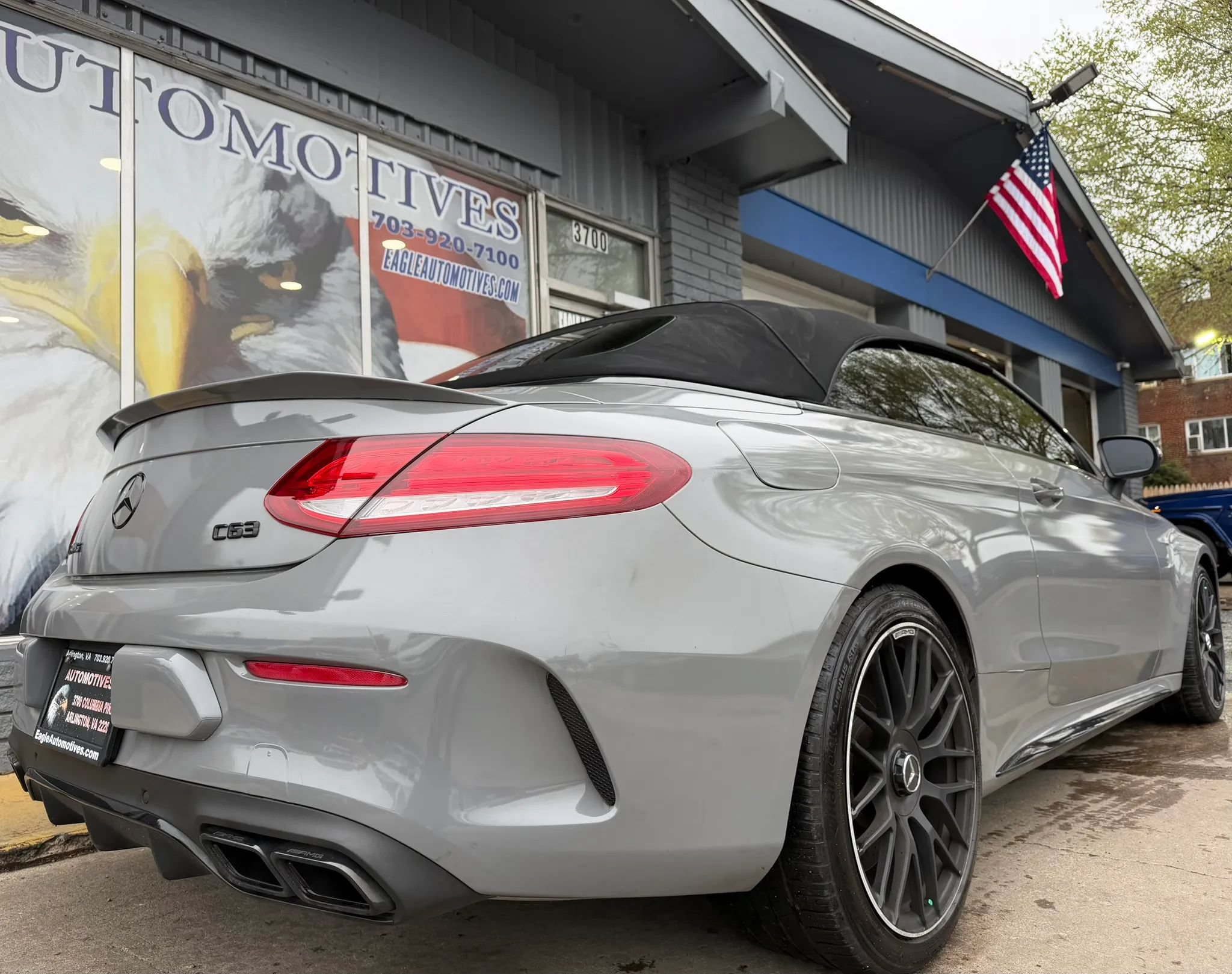Used 2018 Mercedes-Benz C 63 AMG Cabriolet w/ Multimedia Package image 3