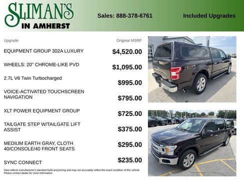 Used 2018 Ford F150 XLT w/ Equipment Group 302A Luxury AWD/4WD image 10