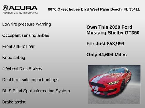 Used 2020 Ford Mustang Shelby GT350 w/ Technology Package image 30